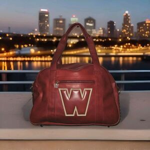Vintage W & LT Walter Van Beirendonck “Wild & Lethal Trash” W Red Vinyl Bag